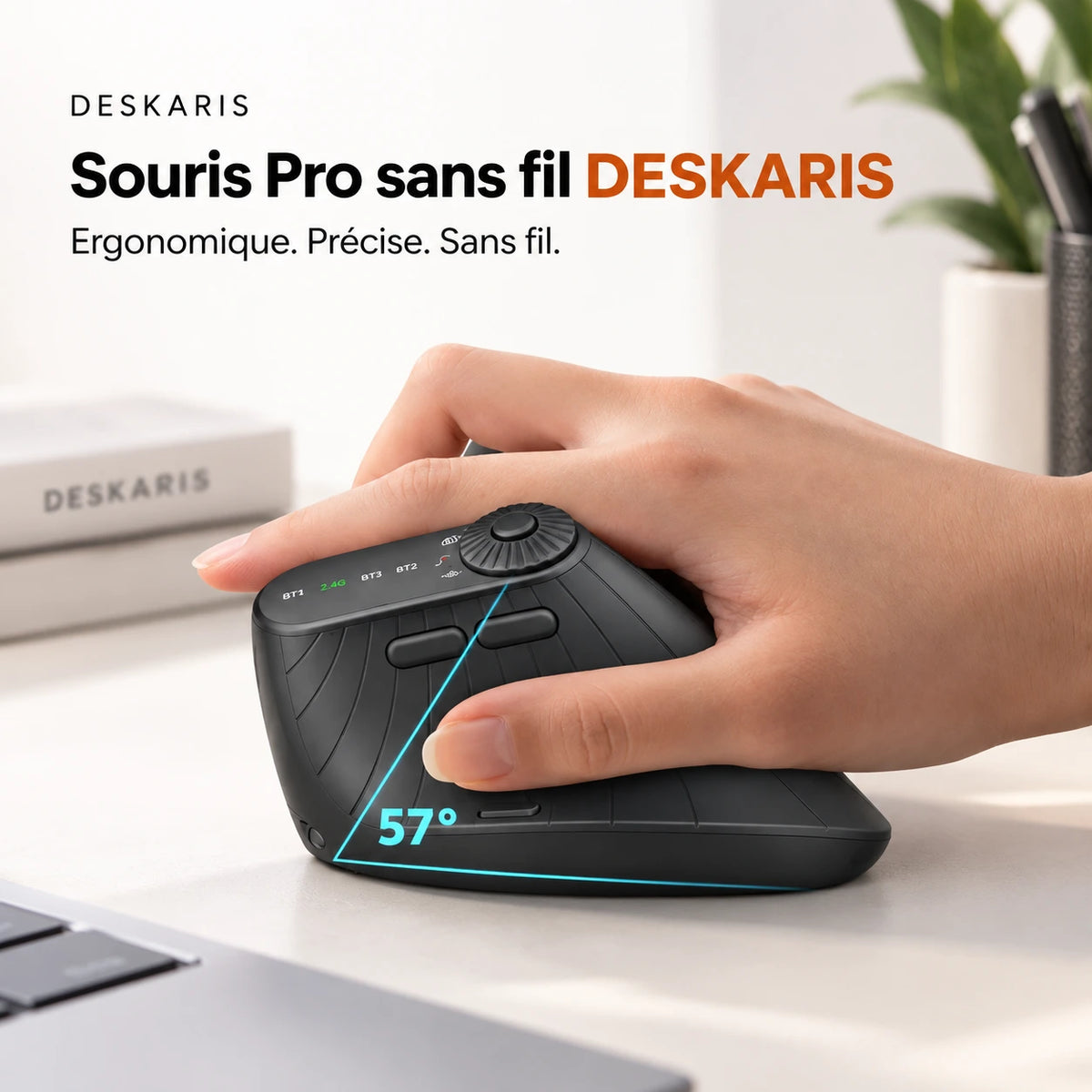 Souris verticale sans fil DESKARIS