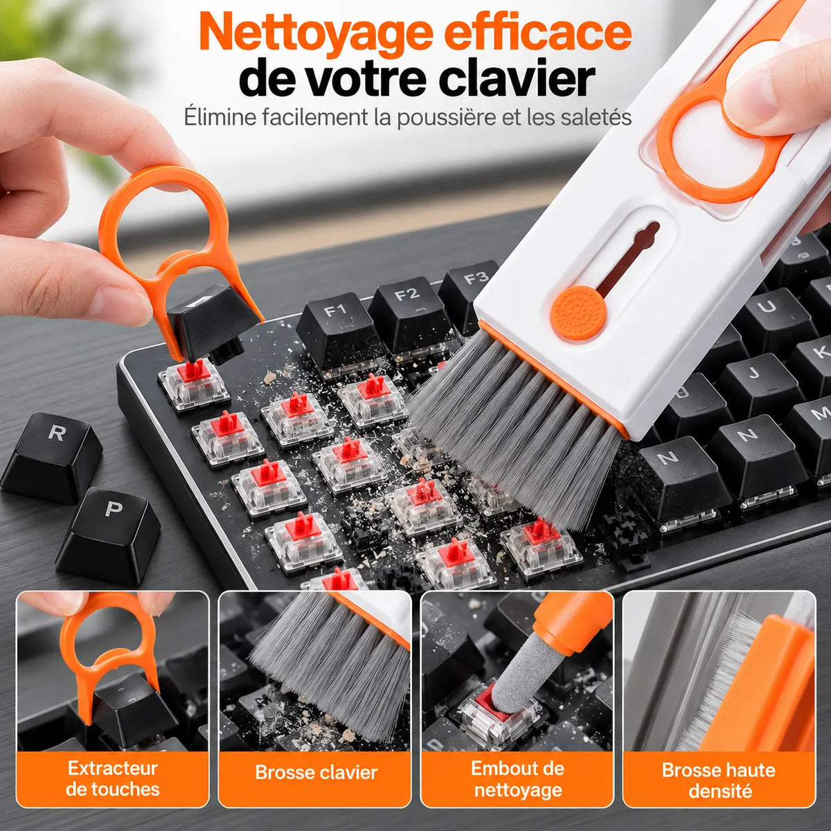 Kit de nettoyage 11-en-1