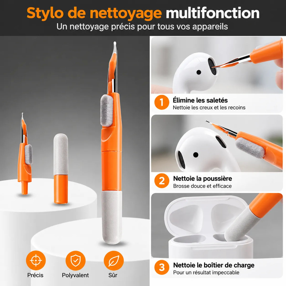 Kit de nettoyage 11-en-1