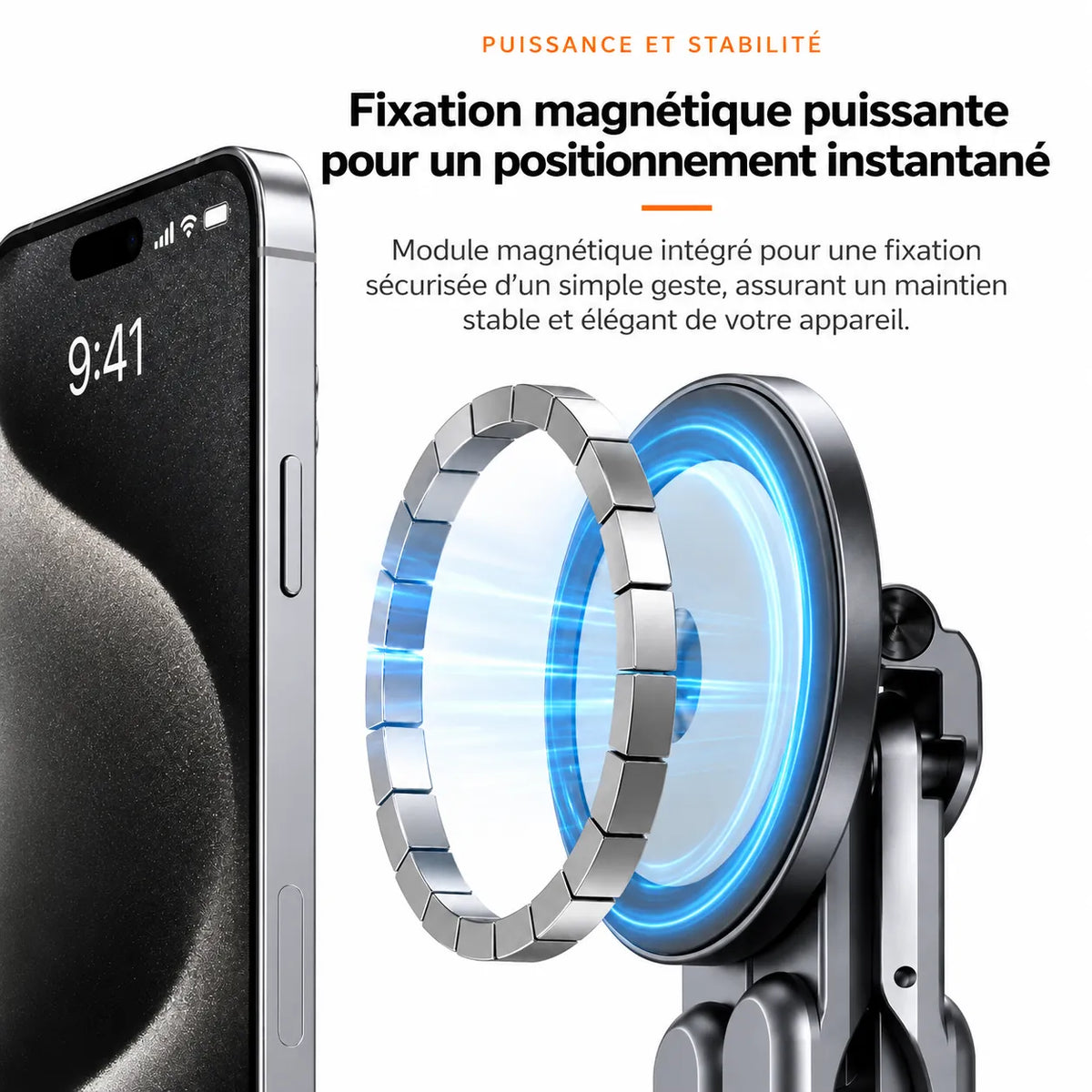 Support ordinateur portable magnétique
